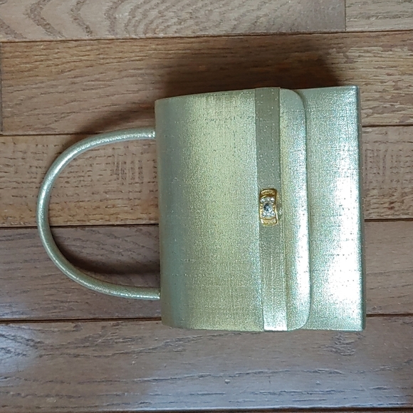 La Regale Mini Gold Handbag - Picture 10 of 14